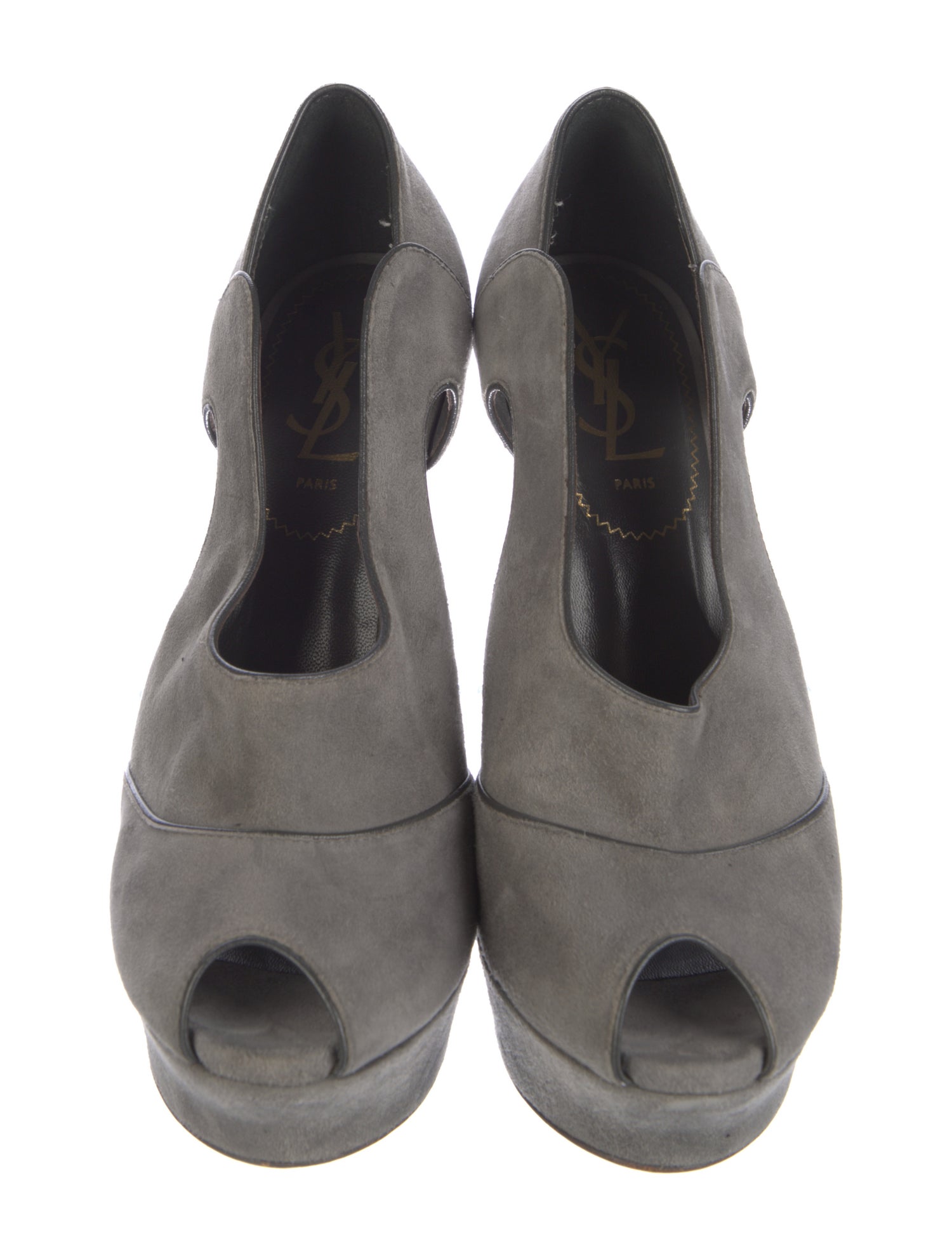 Saint Laurent Suede D'Orsay Pumps